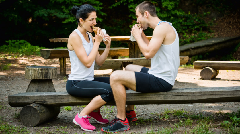 Vor dem Joggen essen